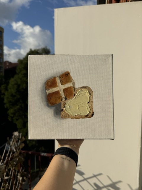 Hot cross buns and buttered toast